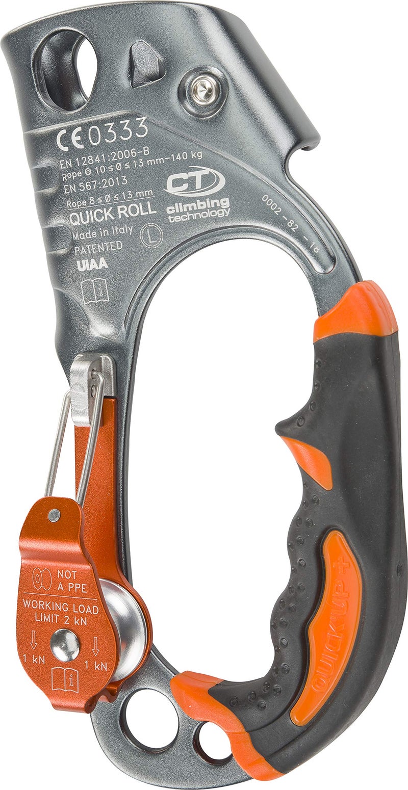 Climbing Technology Quick Roll Ascender  Left Hand Gray One Size - Image 1